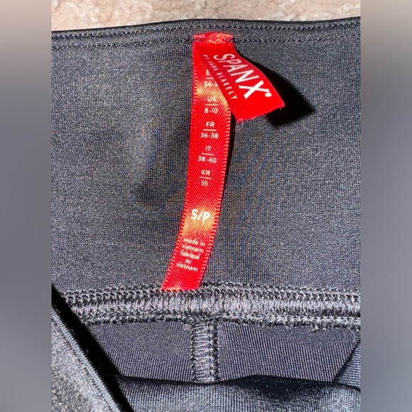 SPANXshape Black Faux Leather Leggings - Picture 4 of 5